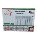 Биметаллический радиатор AAA Uno 500*96, Польша (три А) (вес секции 1,3)
