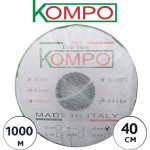 Лента для капельного полива Kompo эмиттерная 40 см (1000м) 8 mil, Италия