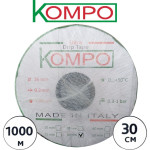Лента для капельного полива Kompo эмиттерная 30 см (1000м) 8 mil, Италия