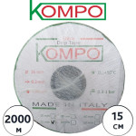Лента для капельного полива Kompo эмиттерная 15 см (2000м) 8 mil, Италия