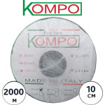 Лента для капельного полива Kompo эмиттерная 10 см (2000м) 8 mil, Италия