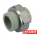 Сгон-американка 25*3/4 ВР KOER, Чехия
