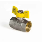 Кран шаровый газовый KOER 3/4 гг бабочка