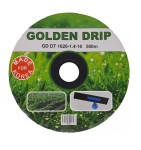 Лента для капельного полива эмиттерная  GOLDEN DRIP 10 (500м) 8 MIL, Корея