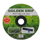 Лента для капельного полива эмиттерная  GOLDEN DRIP 20 (500м) 8 MIL, Корея