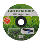 Лента для капельного полива эмиттерная  GOLDEN DRIP 10 (1000м) 8 MIL, Корея
