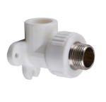 Угол настенный с наружной резьбой Kalde WHITE 20*1/2