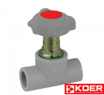 Кран вентильный D40 KOER, Чехия