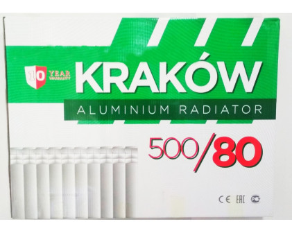 Алюминиевый радиатор Krakow 500/100