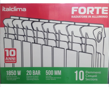 Биметаллический радиатор ItalСlima Forte 500*96