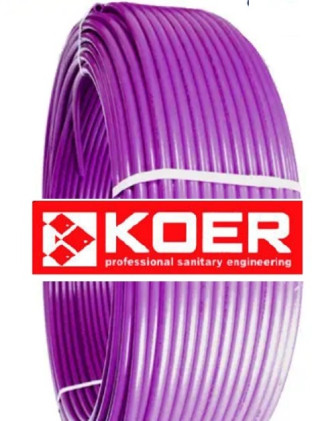 Труба KOER PEX-B EVOH 16*2,0 (PINK) c Кислородным Барьером Чехия