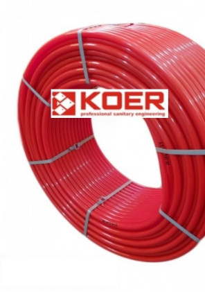 Труба KOER PE-RT EVOH 16*2,0 (RED) c Кислородным Барьером Чехия