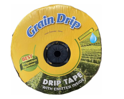 Лента для капельного полива GRAIN DRIP эмитерная 16мм*7 mil 10см  (1000м)