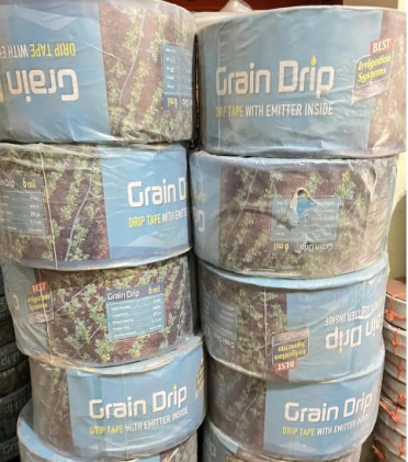 Лента для капельного полива GRAIN DRIP blue эмитерная 16мм*6 mil 20см  (3000м)