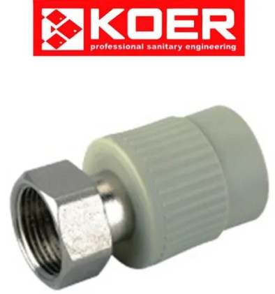 Муфта с накидной гайкой D25*3/4 KOER, Чехия