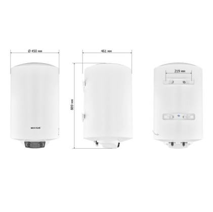 Водонагреватель EWH-08100 Round Dry 100 л сухие ТЭНы 2 кВт