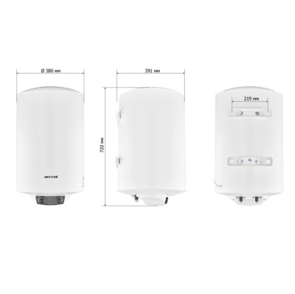 Водонагреватель EWH-08050 Round Dry 50 л сухие ТЭНы 2 кВт