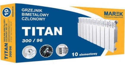 Биметаллический радиатор TITAN 300х96.