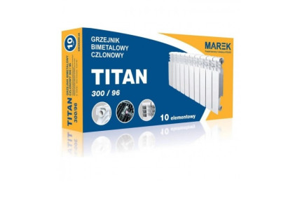 Биметаллический радиатор TITAN 300х96.