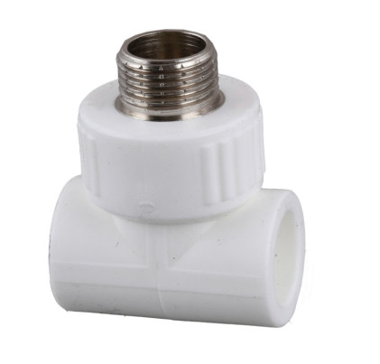 Тройник с наружной резьбой 20*3/4 Kalde WHITE