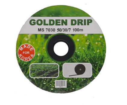 Лента для полива ТУМАН GOLDEN DRIP MS7030 50/30/7, 100М